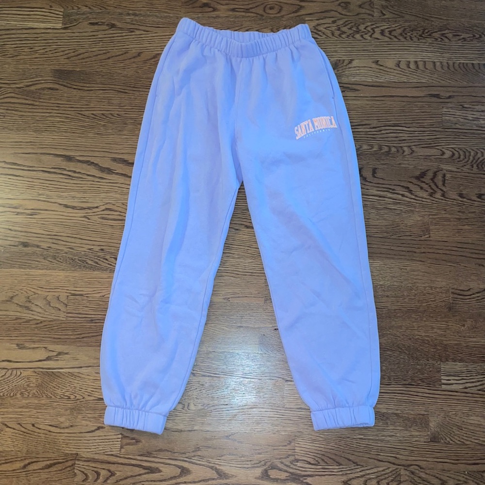 Women’s Purple Santa Monica Hollister Sweatpants M
